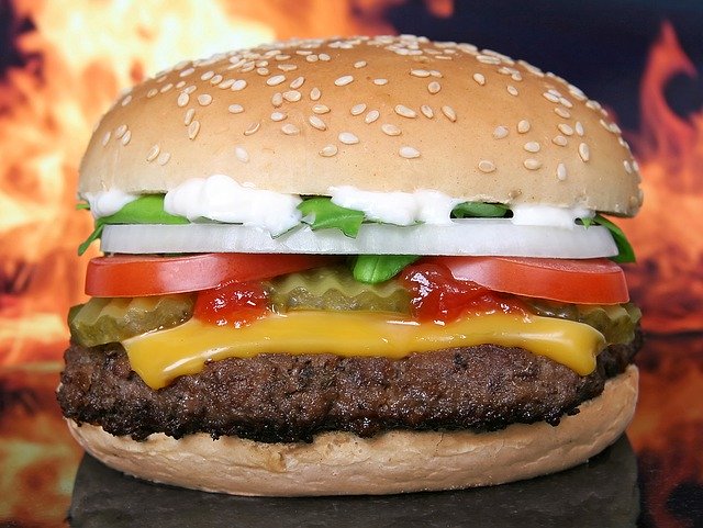 hovězí hamburger